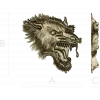 Fenrir's Roar - Wolf Head STL 3D Model for CNC