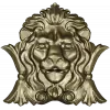 Lion Crest Relief - STL 3D Model for CNC Router