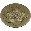 Bear Head Medallion STL for CNC