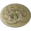 Bear Head Medallion STL for CNC