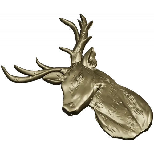 Голова оленя - 3D модель STL для ЧПУ