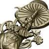 Mushroom Elder - 3D STL Relief for CNC