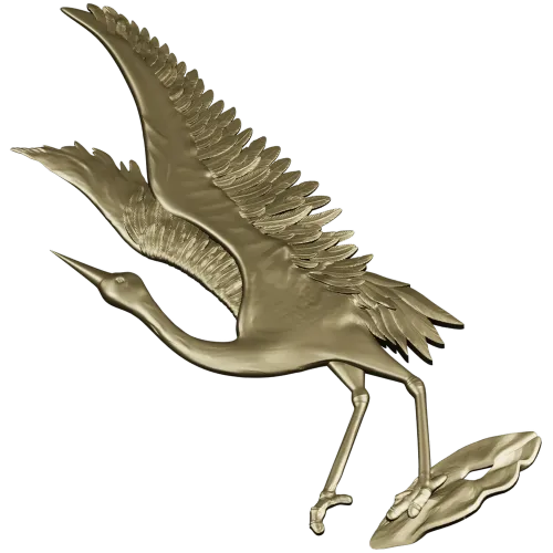 Crane Ascension - STL 3D model for CNC relief