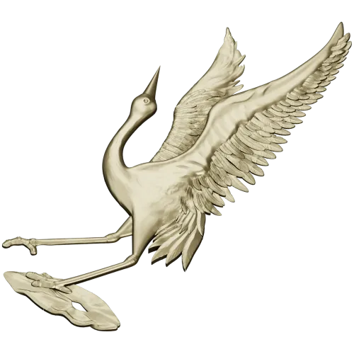 Crane Ascension - STL 3D model for CNC relief