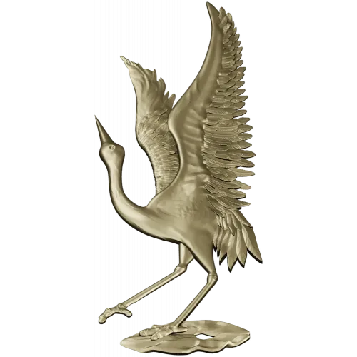 Crane Ascension - STL 3D model for CNC relief
