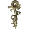 Ornamental Dragon STL for CNC - high-relief decorative 3D model