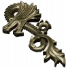 Ornamental Dragon STL for CNC - high-relief decorative 3D model