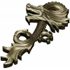 Ornamental Dragon STL for CNC - high-relief decorative 3D model