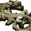 Вьющийся дракон - 3D модель STL для ЧПУ