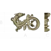 Вьющийся дракон - 3D модель STL для ЧПУ