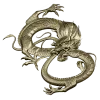 Dragon bas-relief STL for CNC router