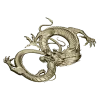 Dragon bas-relief STL for CNC router