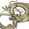 Dragon bas-relief STL for CNC router