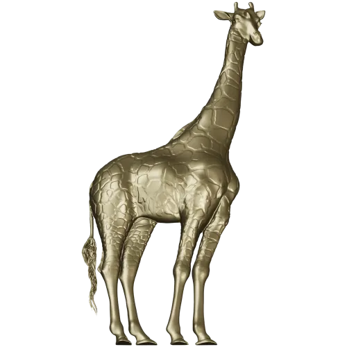 Жираф - 3D модель в формате STL для ЧПУ