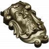 Baroque Grotesque Mask - STL 3D Model for CNC