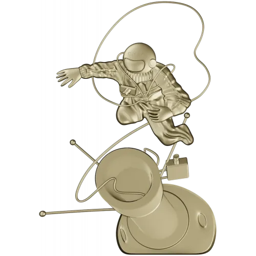 Soviet cosmonaut relief - STL 3D model for CNC