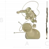 Soviet cosmonaut relief - STL 3D model for CNC