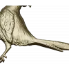 Pheasant bas-relief STL model for CNC
