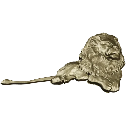 Рельефная 3D модель "Лежачий лев" для ЧПУ - STL файл