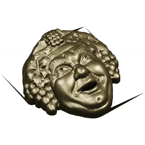 Виноградный лик - 3D модель для фрезеровки (STL)