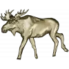 Рельефная 3D модель лося для ЧПУ (STL)