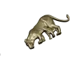 Lioness with Cub bas-relief STL - 3D model for CNC milling