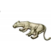 Lioness with Cub bas-relief STL - 3D model for CNC milling