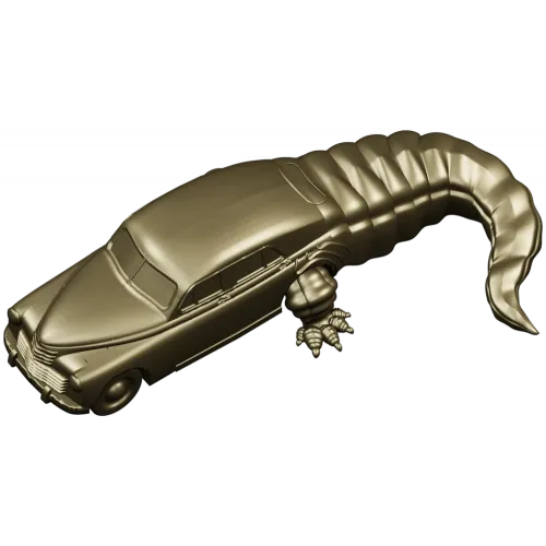 STL модель "РетроСкорпион" - 3D модель stl для ЧПУ