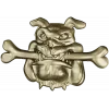 Мультяшный бульдог с косточкой - STL 3D модель для ЧПУ