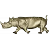 Rhinoceros High-Relief 3D STL for CNC Carving