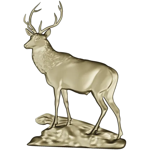 Благородный олень - 3D STL модель для ЧПУ