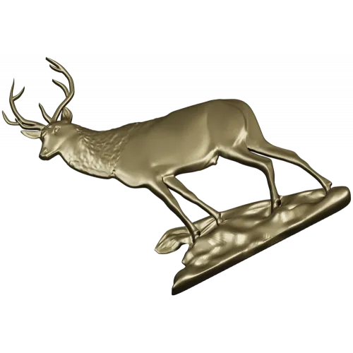 Благородный олень - 3D STL модель для ЧПУ
