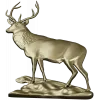 Благородный олень - 3D STL модель для ЧПУ