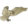 Soaring Eagle STL relief for CNC carving