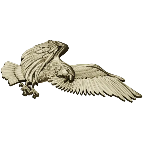 Soaring Eagle STL relief for CNC carving