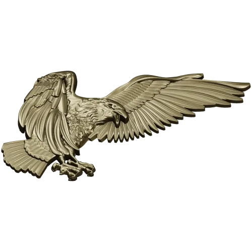 Soaring Eagle STL relief for CNC carving