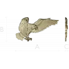 Soaring Eagle STL relief for CNC carving