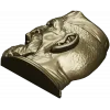 3D модель STL - Бородач-охотник (бюст)