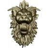 Mythic Chimera Head STL - High-Relief 3D Model for CNC
