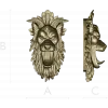 Mythic Chimera Head STL - High-Relief 3D Model for CNC