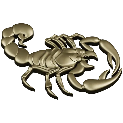 Scorpion 3D model STL for CNC router - Regal Scorpion