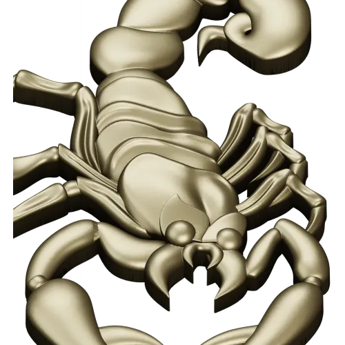 Scorpion 3D model STL for CNC router - Regal Scorpion