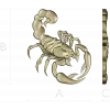 Scorpion 3D model STL for CNC router - Regal Scorpion