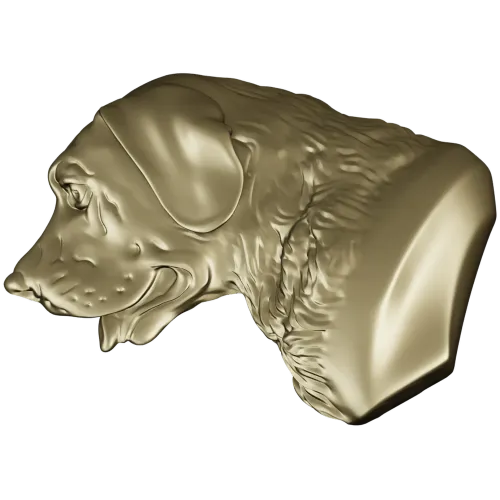 Labrador Retriever Head Relief - STL 3D Model for CNC