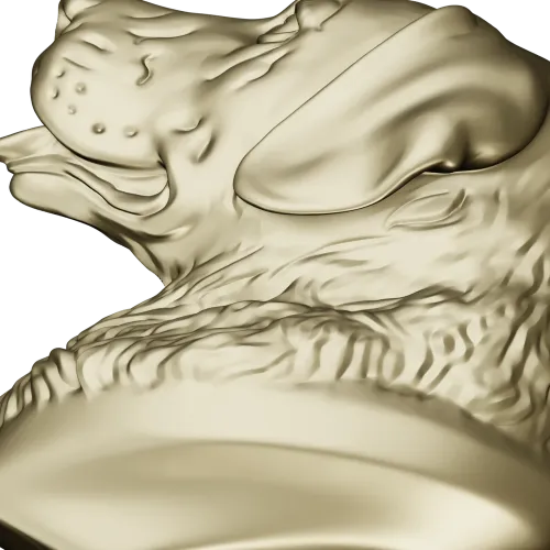 Labrador Retriever Head Relief - STL 3D Model for CNC