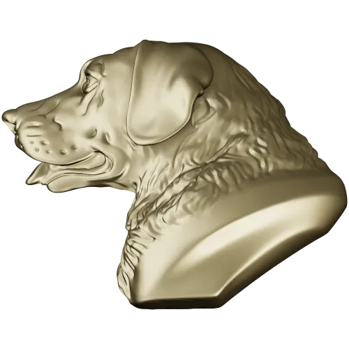 Labrador Retriever Head Relief - STL 3D Model for CNC