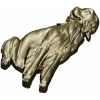 Sitting Dog Relief STL for CNC Wood Carving