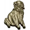 Sitting Dog Relief STL for CNC Wood Carving