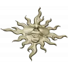 Sunface with Sunglasses - high-relief 3D STL model for CNC carving