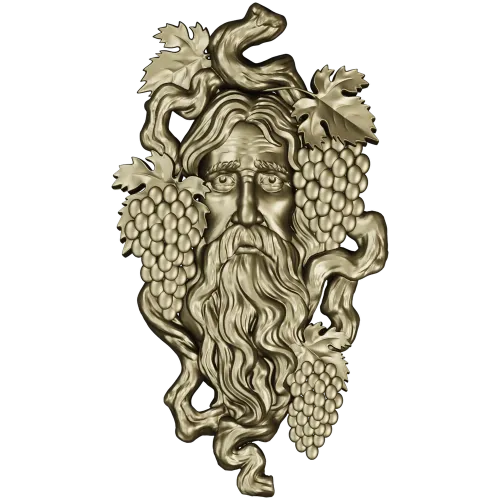 Elder of the Vine - detailed 3D STL model for CNC